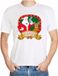 Bellatio Decorations Shoppartners Bv Foute kerst shirt wit - Run Rudolf Run - voor heren M