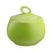 Seltmann 001.684256 Trio porseleinen suikerpot, rond, groen, 0,24 l, 9,2 cm diameter, 9,3 cm hoogte