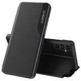 Samsung Étui à Rabat Smart Clear View Galaxy A14/A14 5G - Noir