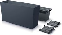 Prosperplast URBI CASE MIDDLE - Bloempot - Antraciet