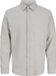 Jack & Jones Overhemd Lange Mouw Biologisch Katoen Regular Fit Mannen Light Grey Melange XS