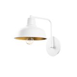 WELL HOME MOBILIARIO & DECORACIÓN Wandlamp, metaal, wit, 19 x 27 x 24, fitting en 27 max. 40 W