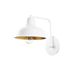 WELL HOME MOBILIARIO & DECORACIÓN Wandlamp, metaal, wit, 19 x 27 x 24, fitting en 27 max. 40 W