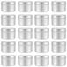 Omgoods - 20 Stuks Argent Kaarsblikken - Metalen Potten voor DIY en Opslag