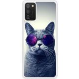 Samsung Galaxy A02S Chat a lunette Verstevigd hoesje met sublimatie bedrukking