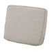 Classic Accessories Montlake Waterbestendig 58 x 51 x 10 cm patio lounge rugkussen, heidegrijs, outdoor Loveseat kussens