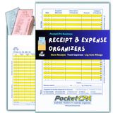 PocketCPA Receipts Organizer & Expense Enveloppen (12 Pack) - Bewaar bonnen, Record Uitgaven & Log Kilometers. Met een Zakelijke Uitgaven Grootboek + Ontvangst Tracking. De gemakkelijke manier om