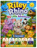 Riley Rhino and the Big Little Adventures: Picnics, Puddles & Stars — A Coloring and Read-Along Story Book for Kids Ages 4–8