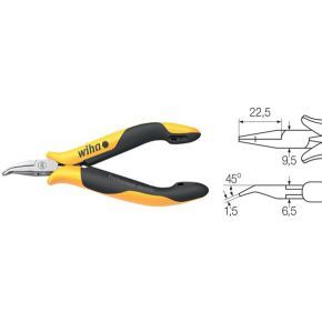 Wiha Punttang Professional Esd Gebogen Vorm. Ca. 45° (26802) 120 mm