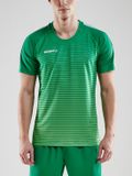 Craft Pro Control Stripe Shirt Korte Mouw Heren - Groen | Maat: XS