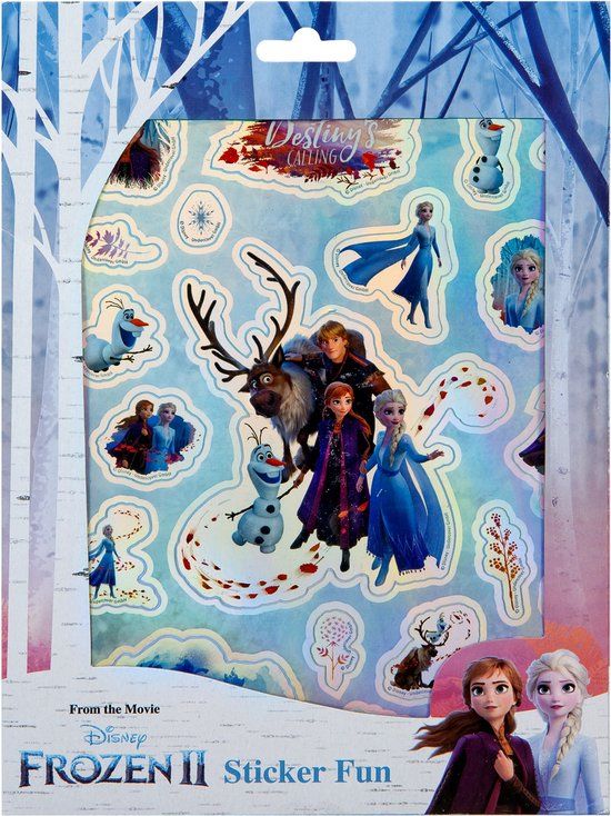Frozen Disney Stickers - 390 stuks - Kunststof - Multi Colour