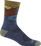 Darn Tough Chasing Waterfalls Micro Crew Lightweight with Cushion Sokken voor Heren - Maat 43-45 - Denim