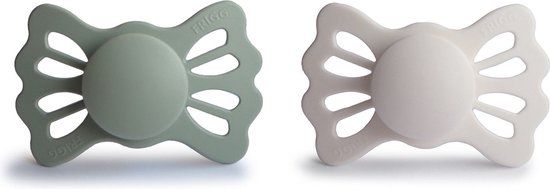 Frigg Fopspeen Lucky Sage/Silver Gray T2 6-18mnd (2 stuks)