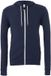 BELLA+CANVAS Tee Jays Fashion Full Zip Hood Navy Dames M