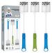 Set de 3 brosses de nettoyage à long manche pour bouteilles et tasses