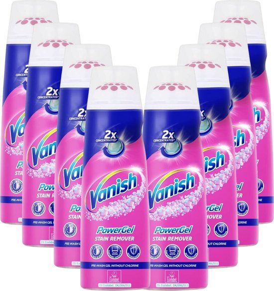Vanish Oxi Action Gold Powergel Vlekverwijderaar - 200ml x8