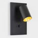KS Verlichting Mila Wandlamp Zwart Aluminium GU10 Dimmer USB-C Richtbaar