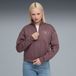 PUMA Class korte top met ronde hals en halve rits voor Dames, Maat XL