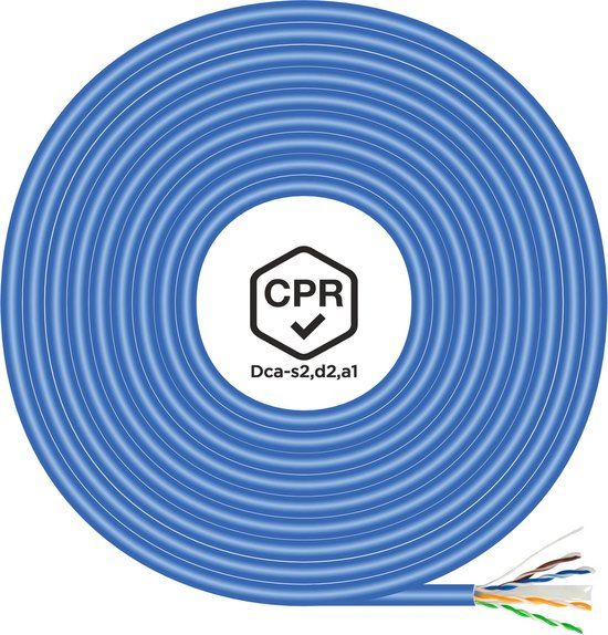 UTP Cat6 Network Cable Aisens A135-0663 - Blue - 305 m