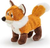 Trudi - Sweet Collection Knuffel Vos 11 cm - Handgemaakt in Italie - Zacht pluche - Knuffeldier voor jongens en meisjes - Bruin