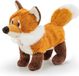 Trudi - Sweet Collection Knuffel Vos 11 cm - Handgemaakt in Italie - Zacht pluche - Knuffeldier voor jongens en meisjes - Bruin