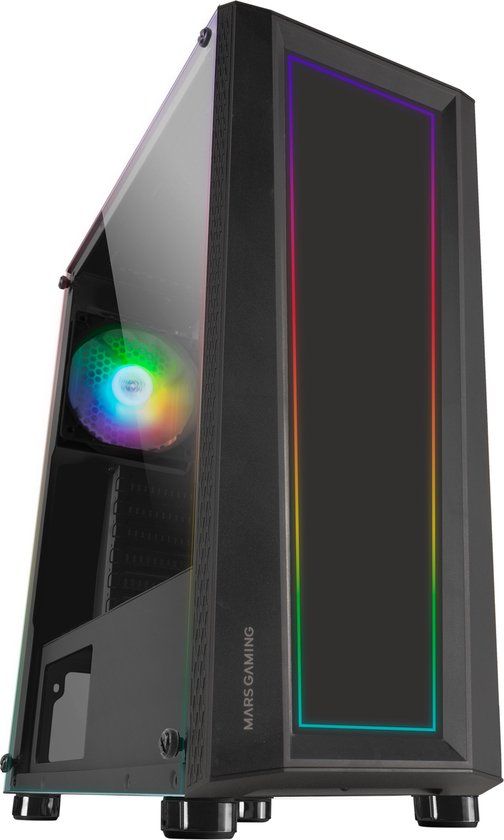 Mars Gaming ATX Semi-tower Box MC-ART 12CM Black