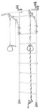 Monkey-Gym Kometa 5-klimrek, wit – klemmen systeem met accessoires