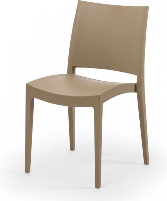 Jade - Kunststof Buitenstoel - Wit