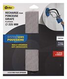 3 schijven voor giraffenschuurmachine, 225 mm, keramische ketting, fijne korrel 240