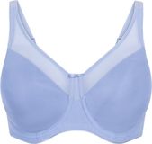 Hunkemöller Dames Lingerie Niet-voorgevormde minimizer beugel bh Nina - Blauw - maat G85