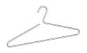 Wenko Kleerhanger Lux garderobehanger, 42 x 19 x 0,8 cm, zilver mat