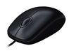 Logitech M90 - Souris USB filaire - Gris - 1000 DPI - Bureau