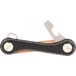 Keykeepa Icekeepa Keykeepa Sleutelhanger 'Leather' zwart