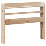vidaXL Cadre de lit avec tête de lit Bois de pin massif 200x200 cm