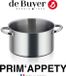De Buyer Prim'Appety Casserole haute - Ø 24cm - Inox