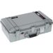 Peli Air 1555 mallette de protection sans mousse, argent/gris
