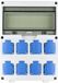 Stroomverdeler EMAT Wandverdeler IP44 8x Schuko Mat Kunststof Wit