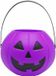 BigBuy Bol Pompoen Paars Halloween