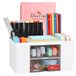 Organisateur de bureau avec 7 compartiments et tiroir, organisation de table multifonctionnelle