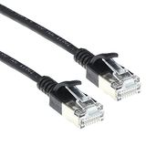 ACT Câble réseau CAT6a U/FTP LSZH LAN fin 3,8 mm câble flexible sans accroc CAT 6a avec connecteur RJ45, pour une utilisation dans les centres de données, 3 m, noir, DC7903