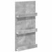 vidaXL - Tijdschriftenrek - Beton - Grijs - 51 x 11 x 102 cm - Bewerkt hout