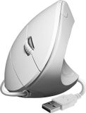 SUBBLIM SUBMO-EDGVU02 Ergonomische optische muis, wit, Rechtshandig, USB Type-A, 1600 DPI