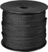 PasschierTerpo De Wild Trading B.V. Gevlochten Koord – 100 meter – 1,5mm - Zwart – Touw - Haspel
