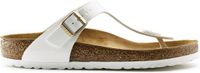 Birkenstock Gizeh Dames Slippers White Patent Narrow-fit