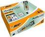 BIC Marking Onyx Permanent Marker, waterbestendige pen, zwart, 12 stuks, met wigvormige punt, lijndikte: 2,7 mm tot 6,2 mm, sneldrogend