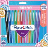 Paper Mate Flair Viltstiften | Medium punt (0,7 mm) | Diverse Candy POP-kleuren | 12 stuks