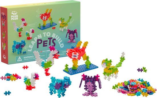 Plus-Plus Learn to Build dieren 275 delige bouwset - 3962