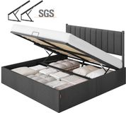 VASAGLE SONGMICS Bedframe 180 x 200 cm met opbergruimte