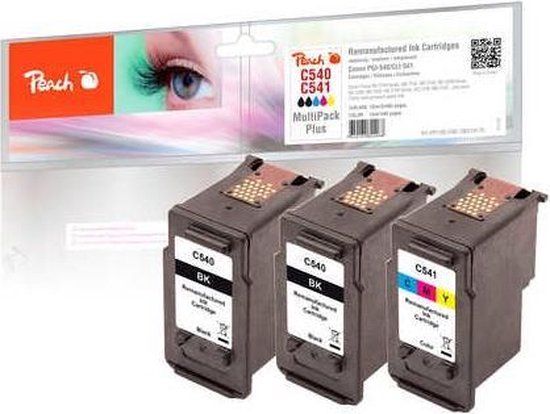 Peach 0F319170 inktcartridge Zwart, Cyaan, Magenta, Geel