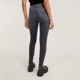 G-Star 3301 Skinny Wmn Dames Jeans Faded Black Magnet 23/30
